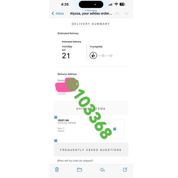 YEEZY | AUTHENTIC YEEZY 500 BLUSH SNEAKERS KANYE WEST - Picture 10 of 14